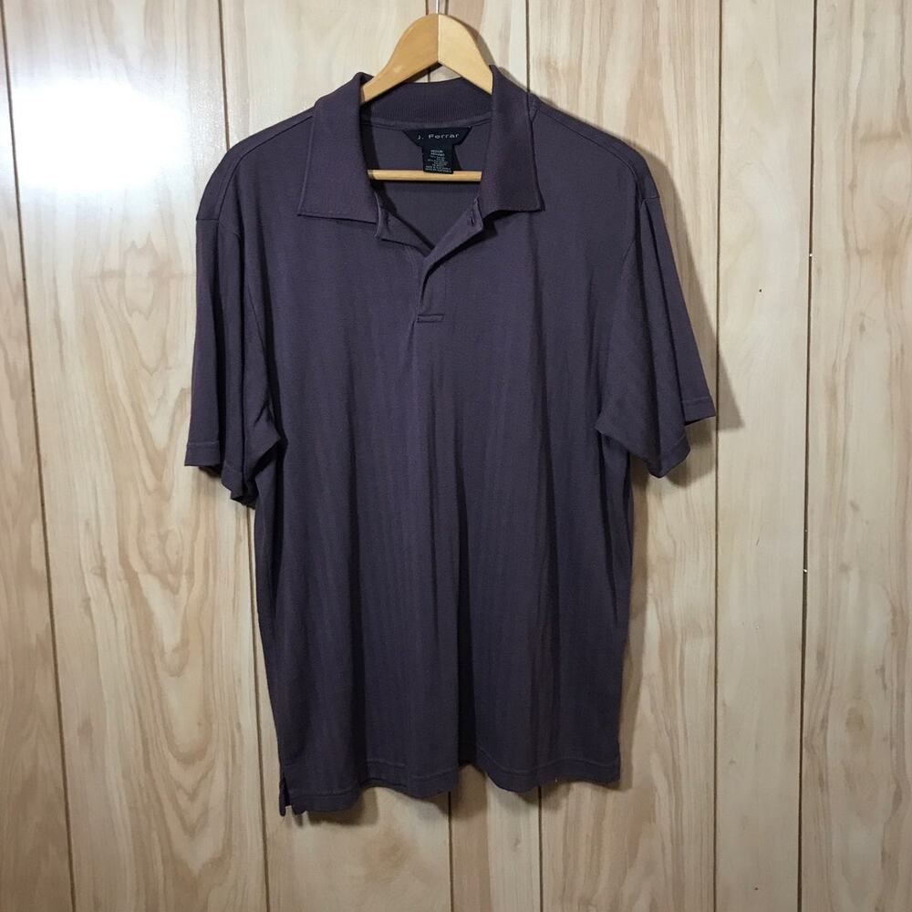 J. Ferrar Collared Short Sleeve Polo Shirt M